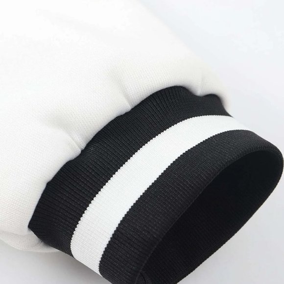 Black Mens Chicago Bomber Jacket - Picture 3 of 5